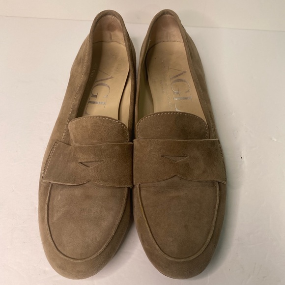 AGL Suede Loafers size 8.5 - Picture 2 of 10